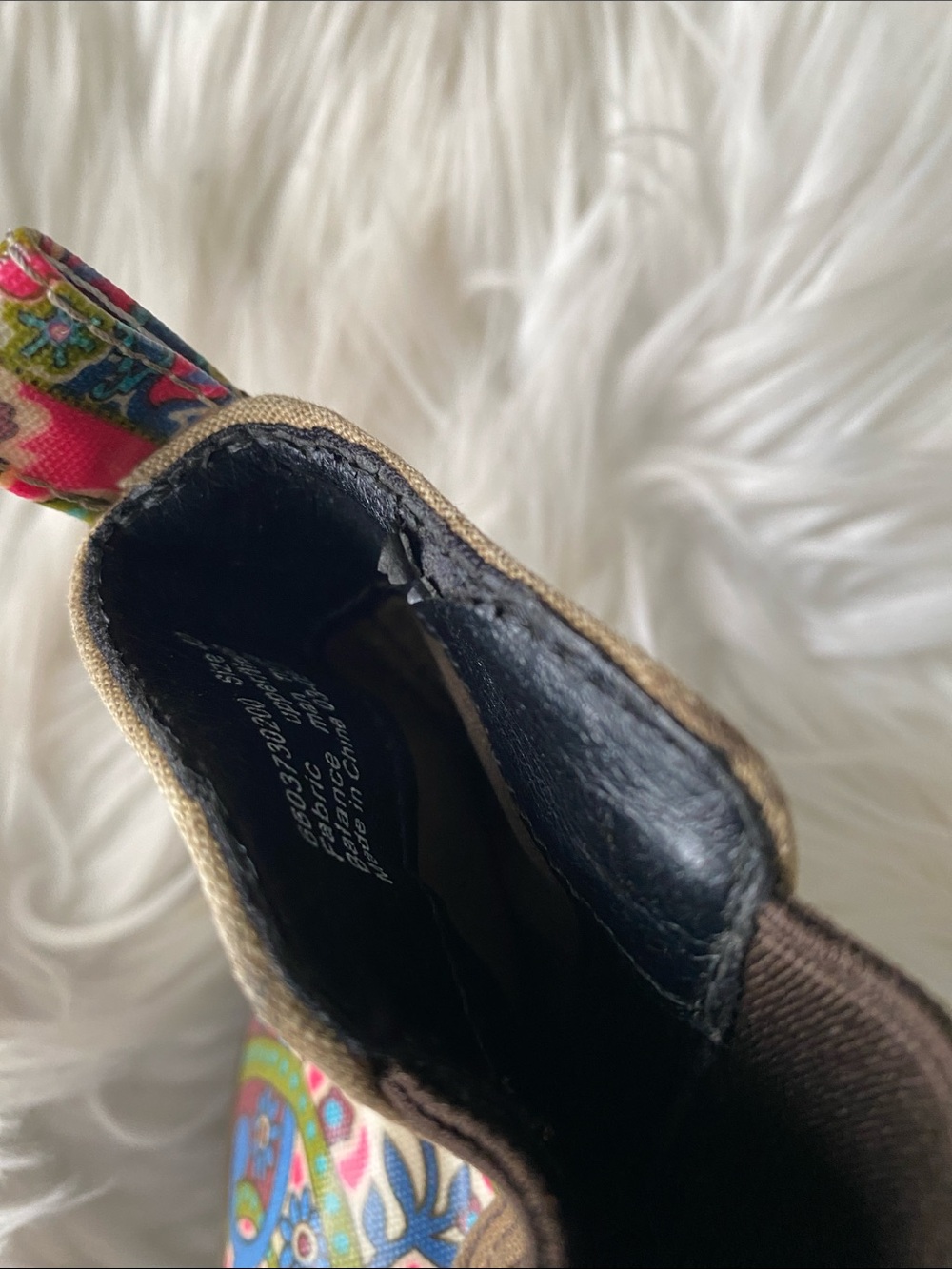 Dansko Chelsea wellies Patterned Floral Chelsea Boots in Blue and Olive - Picture 11 of 12